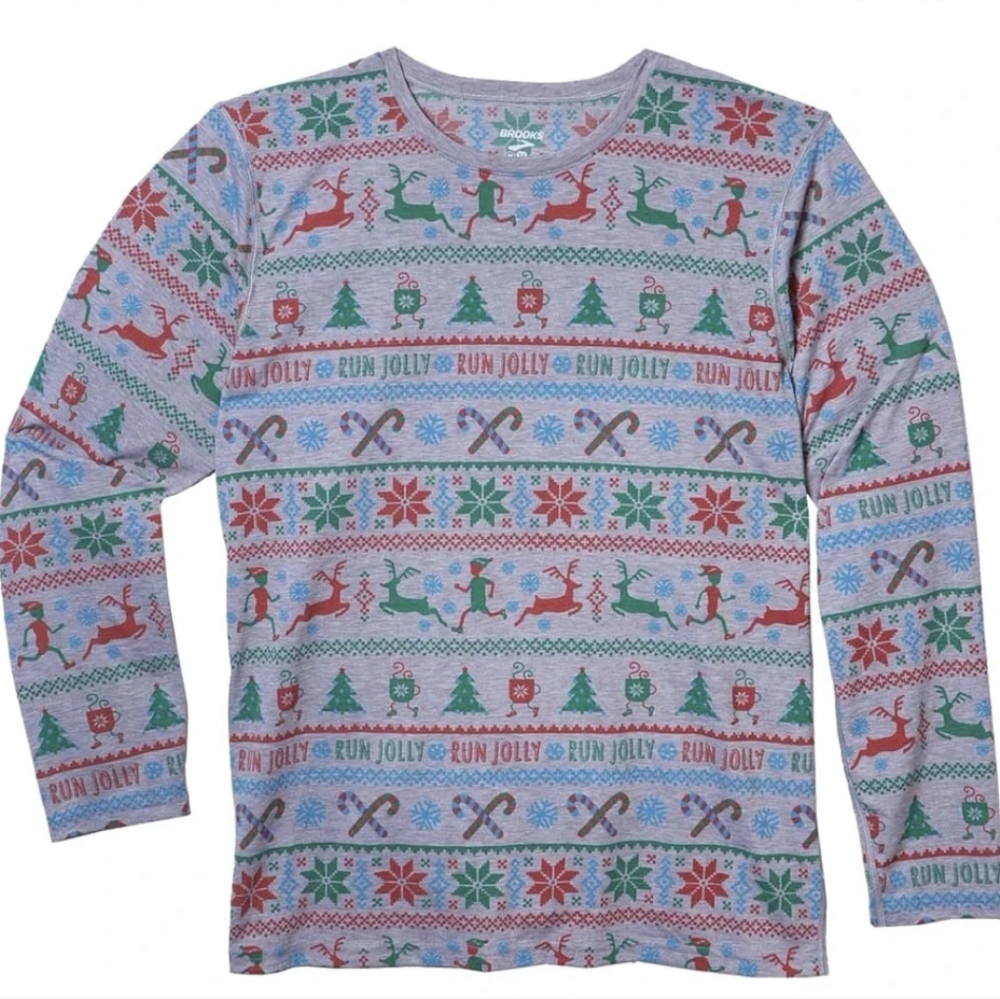 BROOKS HOLIDAY DISTANCE LONG SLEEVE